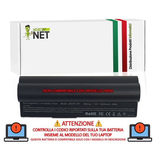 Batteria per asus eee a701 - batteria,